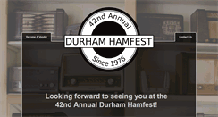 Desktop Screenshot of durhamhamfest.com
